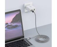 Silver Monkey Ładowarka sieciowa GAN 65W USB-C PD USB A QC 3.0 - 603419 - zdjęcie 5